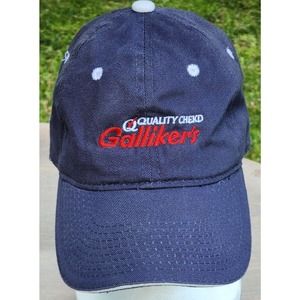 Galliker's Quality Chekd Hat Blue Strapback